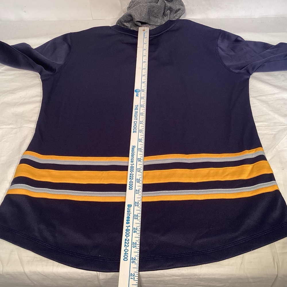 Reebok NHL Buffalo Sabers Hockey Jersey Hoodie Women’s Size Medium - Picture 13 of 14